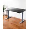 Homeroots 60" Adjustable Black and Gray Stainless Steel Standing Desk 397731 - alternate 5