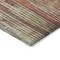 Homeroots 3' X 5' Orange Beige And Taupe Striped Washable Indoor Outdoor Area Rug 577259 - alternate 5