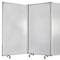 Homeroots 71" Clear Iron Folding Nine Panel Screen Room Divider 370389 - alternate 6