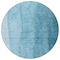 Homeroots 8' Teal Blue Aqua And Blue Round Ombre Washable Indoor Outdoor Area Rug 581830 - alternate 7
