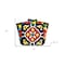 Homeroots 7" X 7" Festival Brights Mosaic Peel And Stick Removable Tiles 382872 - alternate 4