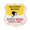 Signmission Security Notice Shield Sign This Propert, 18 Inch X 18 Inch, Plastic Sign SHI-P-18-462 - alternate 1
