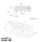Taiki Taiki 12" 1.5mm X 60 Degree 21mm 3 Piece Steel Soft Jaw Set 3900-4693 - alternate 3