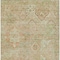 Homeroots 5' X 8' Salmon Fern Green And Beige Floral Medallion Washable Indoor Outdoor Area Rug 616629 - alternate 8