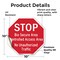 Signmission Stop Bio Secure Area Controlled Acc, 10 Inch X 10 Inch, Vinyl Decal OC-D-10-247 - alternate 3