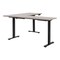 Osp Home Furnishings Primo 60in Sit/Stand, Grey / Black PMO6066-LG - alternate 8