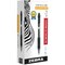 Zebra Pen Sarasa Dry Gel X20 Gel Pen, Retractable, Medium 0.7 mm, Black Ink, Clear/Black Barrel, PK12 46810 - alternate 1