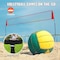 Vevor Freestanding Volleyball Training Net with Stand Carry Bag Indoor Outdoor JH-204 - alternate 5