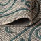 Jonathan Y Charleston Vintage Filigree Textured Weave Gray/Teal 2 ft. x 8 ft. Indoor/Outdoor Runner Rug SMB106E-28 - alternate 7