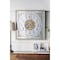 Homeroots 32" Square Gold and Silver Wood and Mirror Analog Exposed Gear Wall Clock 485983 - alternate 5
