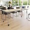 Flash Furniture Commercial Adjustable Height Rectangular Activity Table - Locking Casters-LT NAT XU-A3072-REC-LTNAT-T-A-CAS-GG - alternate 7