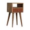 Homeroots 22" Brown Solid Wood One Drawer Nightstand 651885 - alternate 9