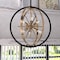 Vaxcel Estelle 6-Light 26.75 in W Brass Gold, Matte Black Mid-Century Modern Sputnik Pendant Fixture P0341R - alternate 7
