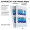 Signmission Cold Soda, Plastic Signs Only 24 Inch x 36 Inch, Corrugated Plastic, 2PK CSB-2436-2PACK-Cold Soda - alternate 2