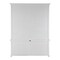 Homeroots 87" White Solid Wood Adjustable Four Tier Bookcase 397127 - alternate 7