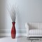 Uniquewise Decorative 24-inch Tall Red Bamboo Floor Vase for Modern Home, Office, Living Room, Bedroom QI004757 - alternate 9