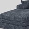 Homeroots 121" Gray Corduroy Compression Foam Sofa 719552 - alternate 5