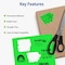 Avery reg High Visibility Neon Shipping Labels, Green, 5PK AVE5940 - alternate 2