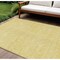 Homeroots 10' X 14' Gold Floral Washable Indoor Outdoor Area Rug 607367 - alternate 1