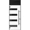 Vdomdoors Front Exterior Prehung Steel Door Ronex0131 Grey Transom Window Sidelite Entry Metal Modern Painted RONEX0131EXD-GRE-W36 X H80+16-RH-I - alternate 1