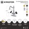 Kingston Brass Double-Handle 4" Centerset Bathroom Faucet with Brass Pop-Up, Brushed Brass KS1437PKX - alternate 2
