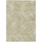 Homeroots 5' X 8' Beige Tan And Ivory Geometric Washable Indoor Outdoor Area Rug 588287 - alternate 9