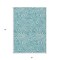 Homeroots 3' X 5' Teal Blue And Ivory Abstract Washable Indoor Outdoor Area Rug 599016 - alternate 9
