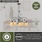 Vaxcel Vine 5 Light Black Rustic Chandelier CH38805OL - alternate 6