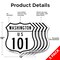 Signmission Washington Route Marker Shield Sign Us 1, 12 inch X 12 inch, Aluminum Metal Sign, 5PK SHI-A-5Pack-12-475 - alternate 4