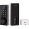 Signify Bluetooth & Fingerprint Touchscreen Electronic Deadbolt Satin Nickel DDL240X-1HBG-SN - alternate 3