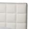 Baxton Studio Braylin Glam and Luxe Teddy-Bear Fabric King Size Platform Bed 252-13825-ZORO - alternate 7