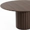 Homeroots 60" Brown Wood Pedestal Base Round Top Dining Table 720652 - alternate 5