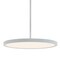 Afx Edge Round, LED Pendant, 24"W, 120-277V, 2700K/3000K/3500K/4000K/5000K Adj. Color Temp, Satin Nickel EGRP24LAJUDSN - alternate 2