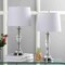 Jonathan Y Reid 25.5" Crystal LED Table Lamp, Clear/Chrome, 2PK JYL2041A-SET2 - alternate 8