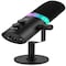 Pyle Dynamic Microphone, Dual Input USB/XLR Podcast Recording, PC Streaming Studio Mic with RGB Light PDMIC7B - alternate 1