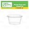 Ecoquality 3 Oz Portion Cups with Hinged Lid Leak Proof Condiment Souffle Containers, 300PK EQHINPC3OZ-300 - alternate 7