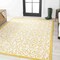 Jonathan Y Madrid Vintage Filigree Textured Weave Cream/Yellow 5 ft. x 8 ft. Indoor/Outdoor Area Rug SMB107D-5 - alternate 7