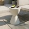 Leisuremod Loft Modern Fiberstone Hourglass Side Table, Weather-Resistant, Fully Assembled LST14W - alternate 10