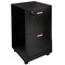 Lavish Home 2 Drawer Wood File Cabinet Filing Cabinet with Lock Rolling File Cabinet for Under Desk Storage 80-FC-4-BLK - alternate 9
