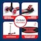 Dribbl 3-Wheel Kids Scooter, Lean-to-Steer, Adjustable Handlebar, Anti-Slip Deck, Black/Red DBKS06 - alternate 6