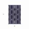 Homeroots 4' X 6' Blue Geometric Machine Braided Distressed Area Rug With UV Protection 555634 - alternate 6