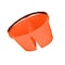 Tuff Stuff Products 17 qt Oval 2in1 Utility Bucket Orange OB17OR - alternate 4