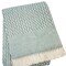 Homeroots 55" X 70" Sage Cotton Blend Woven Plush Throw Blanket with Fringe 632924 - alternate 4