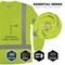 Ergodyne Hi-Vis Shirt, S, Lime, Long Sleeve 22092 - alternate 6