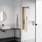 Vigo 55 in. H x 6 in. W 2-Jet Shower Panel System with Square Head & Hand Shower Wand, Matte Brushed Gold VG08012MG - alternate 6
