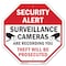 Signmission Security Alert Surveillance Cameras, 6 Inch X 6 Inch, Plastic Sign OC-P-6-328 - alternate 1