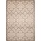 Homeroots 4' X 6' Cream Beige And Brown Trellis Indoor Outdoor Area Rug 546663 - alternate 1