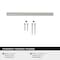Amerock Bar Pulls Hollow 3-3/4 inch (96mm) Center-to-Center Stainless Steel Cabinet Pull, 25PK 25VMP37241SS - alternate 3