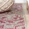 Jonathan Y Estrella Bohemian Medallion Textured Weave Light Gray/Fuchsia 3 ft. x 5 ft. Indoor/Outdoor Area Rug SMB105F-3 - alternate 7
