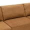 Homeroots 116" Brown Fabric Modular Sleeper Sofa 568304 - alternate 9